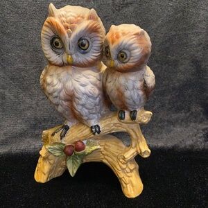 Vintage Ceramic Owl Figurine